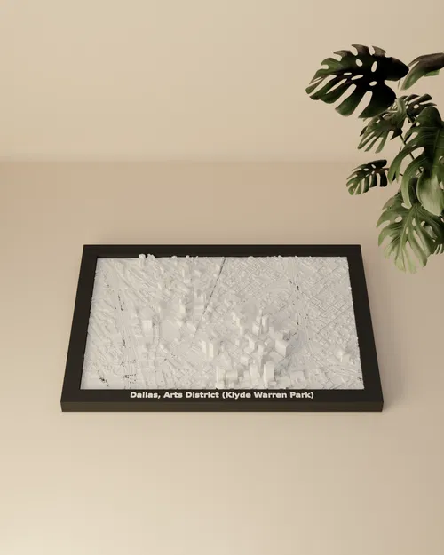 Dallas, Arts District (Klyde Warren Park), Hoa Kỳ - Mô hình 3D thu nhỏ - Image 2