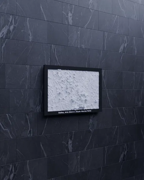 Dallas, Arts District (Klyde Warren Park), Hoa Kỳ - Mô hình 3D thu nhỏ - Image 3