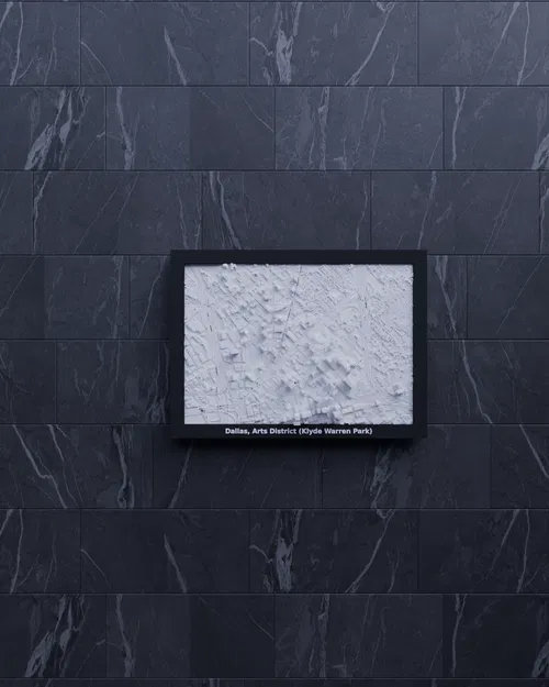 Dallas, Arts District (Klyde Warren Park), Hoa Kỳ - Mô hình 3D thu nhỏ - Image 5