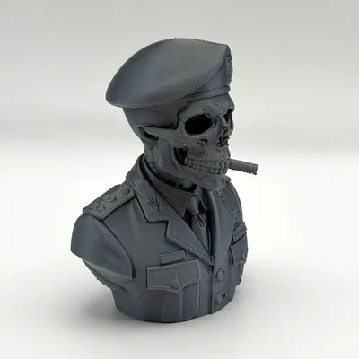 Tướng Skully – Tượng Bán Thân Chỉ Huy Bất Tử