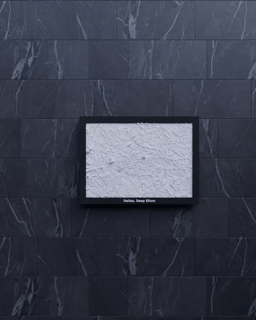 Mô hình thu nhỏ địa hình 3D Dallas, Deep Ellum, Hoa Kỳ - Image 4