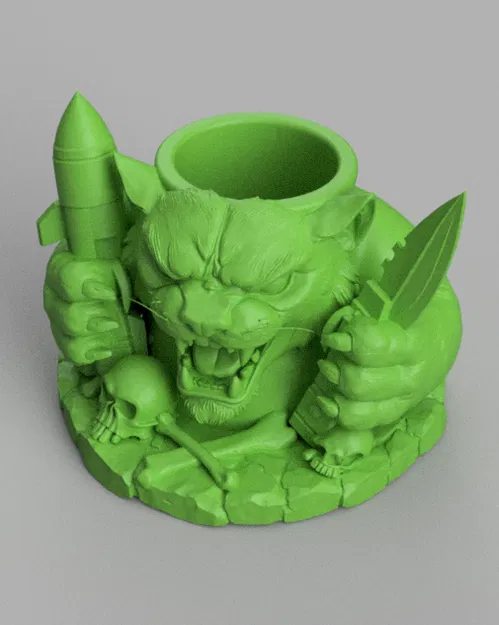 Sói Chiến Binh - Hộp Đựng Bút Hung Tợn - Image 2