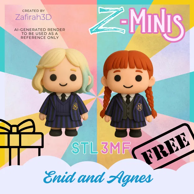 Enid và Agnes cho Bộ sưu tập Thứ Tư Z-Minis Miễn Phí - Image 1