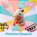Mô hình CHRISTMAS CAPYBARA Miễn phí - Thumbnail 1
