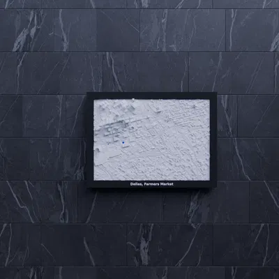 Mô hình thu nhỏ địa hình Chợ Nông Sản Dallas, Hoa Kỳ