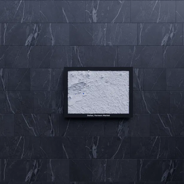 Mô hình thu nhỏ địa hình Chợ Nông Sản Dallas, Hoa Kỳ - Image 7