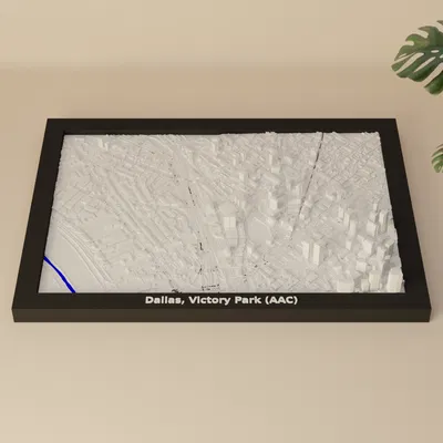Mô hình thu nhỏ 3D Dallas, Victory Park (AAC), Hoa Kỳ