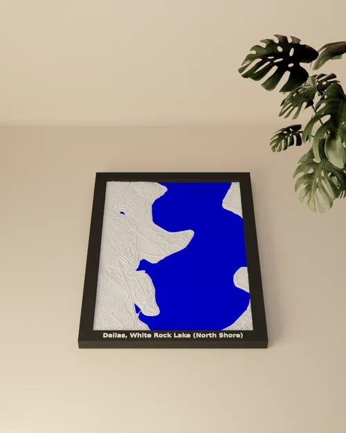 Mô hình 3D thu nhỏ Dallas, White Rock Lake (Bờ Bắc) - Hoa Kỳ - Image 2