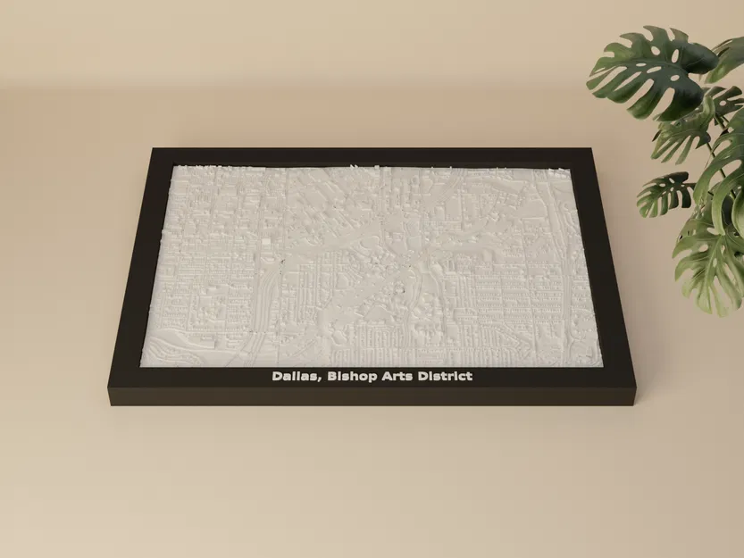Mô hình thu nhỏ địa hình Dallas, Bishop Arts District, Hoa Kỳ - Image 2