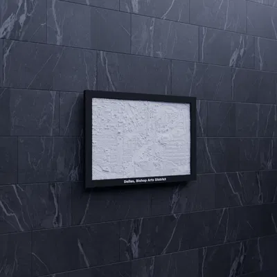 Mô hình thu nhỏ địa hình Dallas, Bishop Arts District, Hoa Kỳ