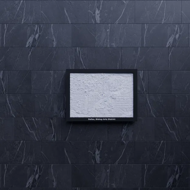 Mô hình thu nhỏ địa hình Dallas, Bishop Arts District, Hoa Kỳ - Image 7