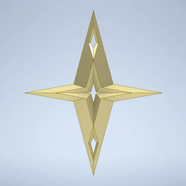 Trang Trí Ngôi Sao - Mẫu In Một Mảnh - Image 2