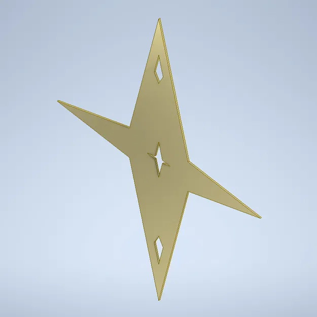 Trang Trí Ngôi Sao - Mẫu In Một Mảnh - Image 5