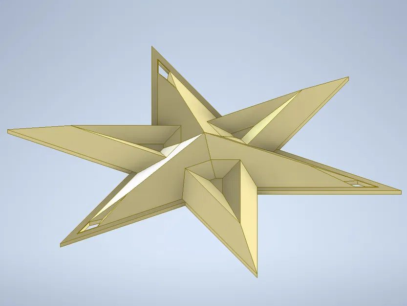 Trang Trí Ngôi Sao - Mẫu In Một Mảnh - Image 6