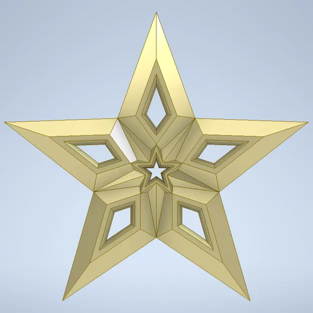 Trang Trí Ngôi Sao - Mẫu In Một Mảnh - Image 11