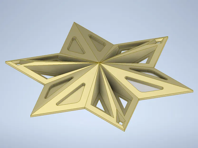 Trang Trí Ngôi Sao - Mẫu In Một Mảnh - Image 14