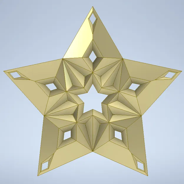 Trang Trí Ngôi Sao - Mẫu In Một Mảnh - Image 15