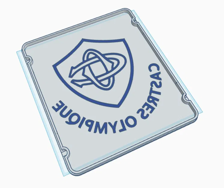 Logo Castres Olympique Rugby (Đèn ngủ có đèn nền) - Image 1