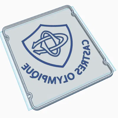 Logo Castres Olympique Rugby (Đèn ngủ có đèn nền)