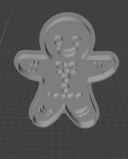 Khuôn Cắt Bánh Gừng Có Móc Cầm - Image 1