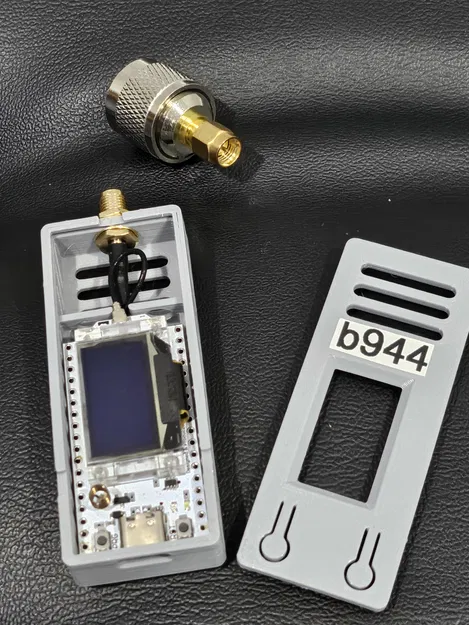 Vỏ Hộp Khung Hở Cho Radio Meshtastic Heltec V3 V4 Gắn Ăng-ten Gác Mái - Image 1