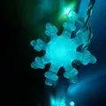 Chụp đèn LED hình bông tuyết 5mm cho dây đèn Giáng sinh - Thumbnail 2