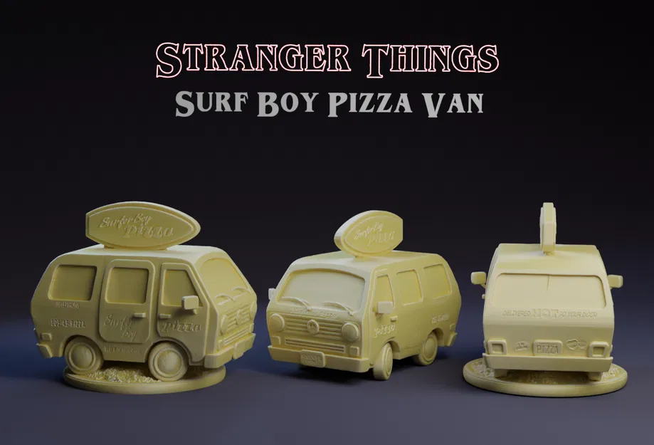 Xe Pizza Surf Boy : Stranger Things : Xe Đua Đụng Xe - Image 1