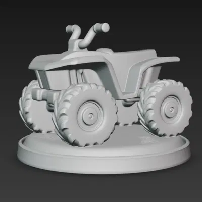 Mô Hình Xe Quad Chạy Đua Va Chạm