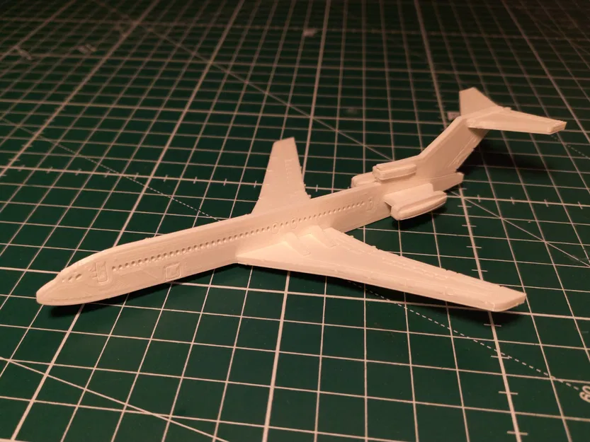 Bộ Mô Hình Boeing 727 Kit Card - Image 1