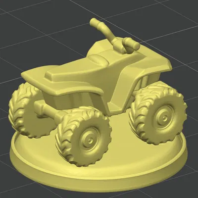 Mô Hình Xe Quad Chạy Đua Va Chạm