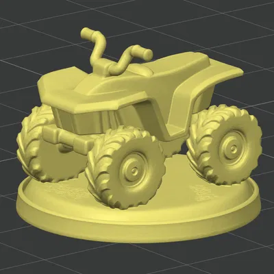 Mô Hình Xe Quad Chạy Đua Va Chạm