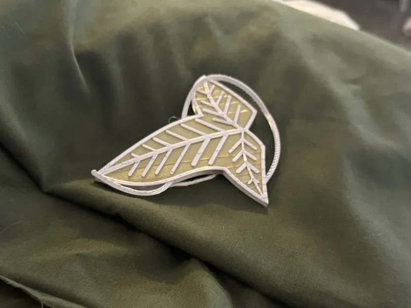 Trâm Cài Elven, Lá Lorien MMU - Image 1