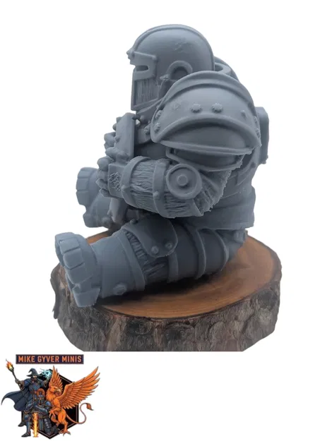 Chibi Shield Guardian - Người Bạn Đồng Hành Lá Chắn Tí Hon | Đồ Trang Trí D&D Dễ Thương - Image 2