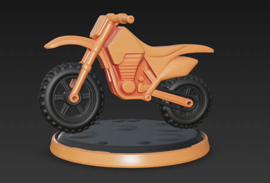 Mô Hình Xe Đạp Đua Xe Lộn Xộn - Image 1