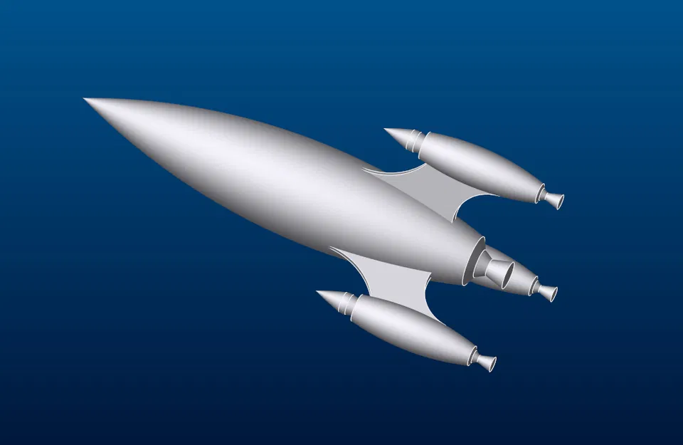 Tên Lửa Thời Trung Niên Phong Cách Không Gian - Image 1