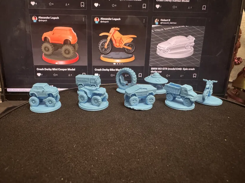 Mô Hình Xe Đạp Đua Xe Lộn Xộn - Image 8