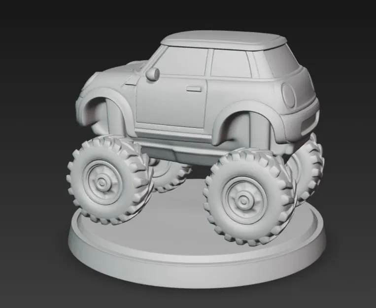 Mô Hình Mini Cooper Đua Xe Va Chạm - Image 2