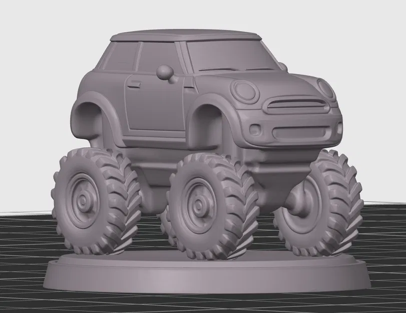 Mô Hình Mini Cooper Đua Xe Va Chạm - Image 3