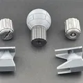 Núm Vặn DJ Hercules Tùy Chỉnh: Star Wars Death Star, Tie Fighter Darth Vader, Tie Interceptor - Thumbnail 4