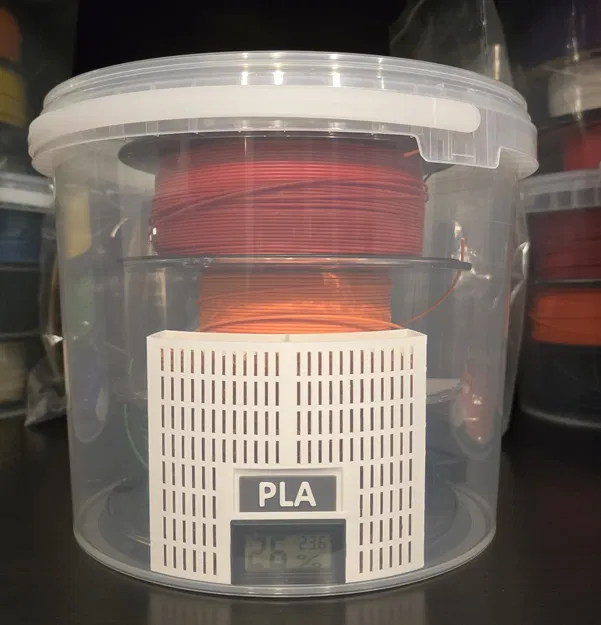 Hộp Selica đựng cuộn sợi cho thùng 8L và 10L có chỗ gắn ẩm kế - Image 1