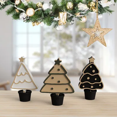 Bộ Ba Cây Thông Noel Dễ Thương