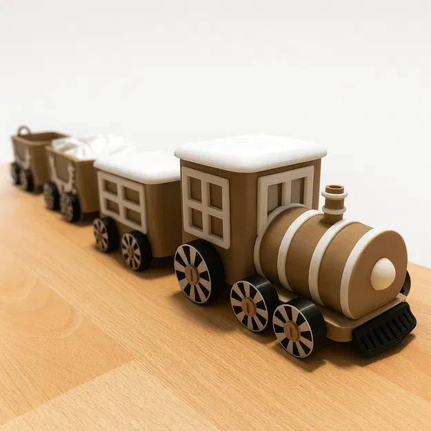 WinterExpress - Đoàn Tàu Giáng Sinh Trang Trí Có Đèn Tự Thiết Kế - Image 4