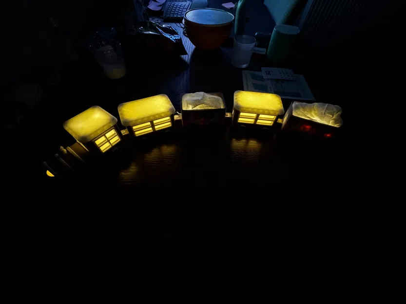 WinterExpress - Đoàn Tàu Giáng Sinh Trang Trí Có Đèn Tự Thiết Kế - Image 6