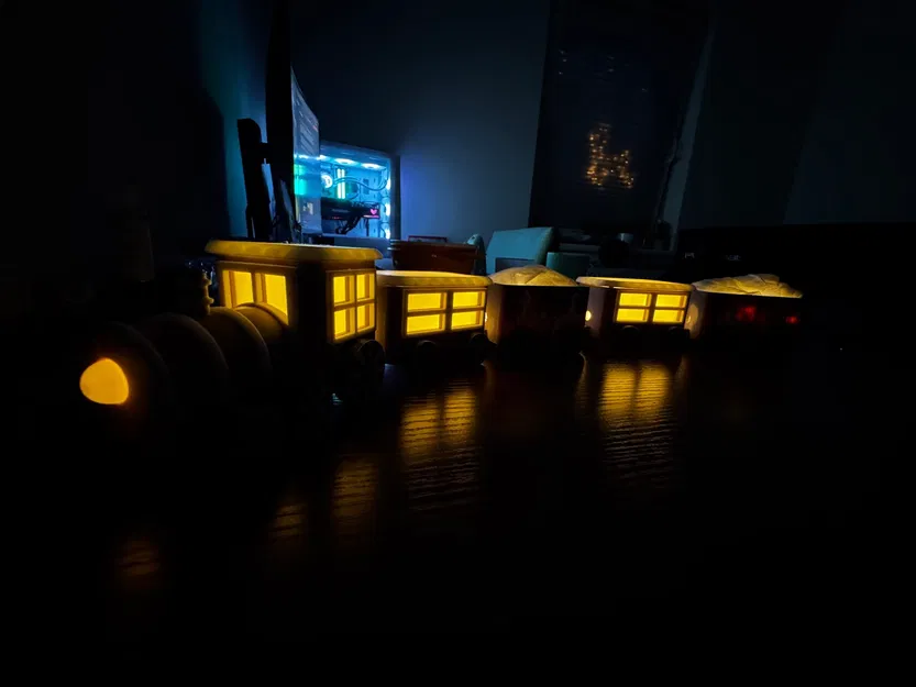 WinterExpress - Đoàn Tàu Giáng Sinh Trang Trí Có Đèn Tự Thiết Kế - Image 8