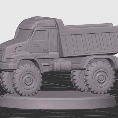 Mô Hình Xe Iveco Đụng Xe