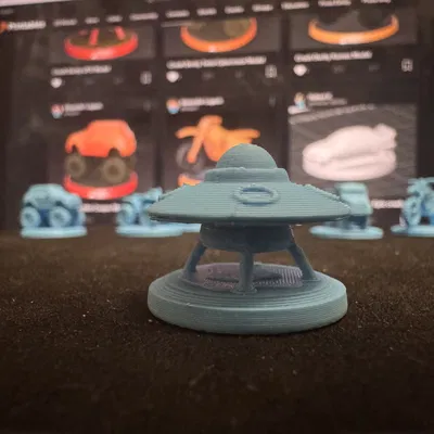 Mô Hình UFO Đua Xe Đụng