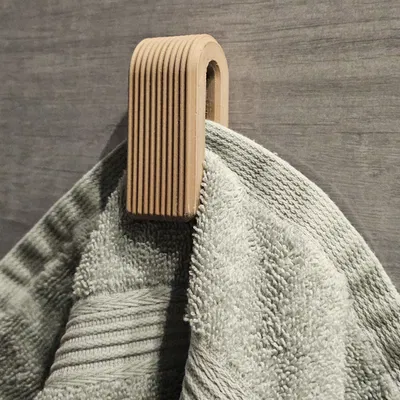 Móc Treo Khăn Có Bóng (Băng Keo Hai Mặt)