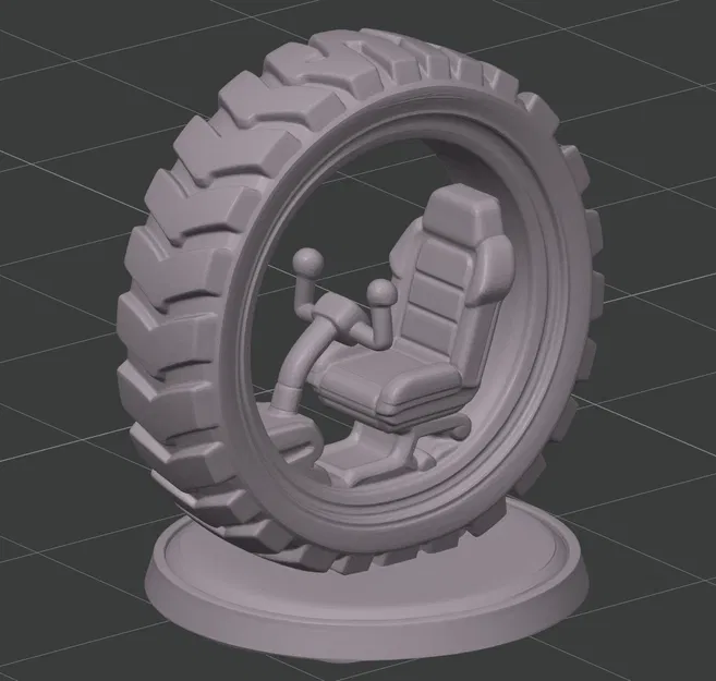 Mô hình Bánh xe Đơn Đua Xe Húc Nhau - Image 3