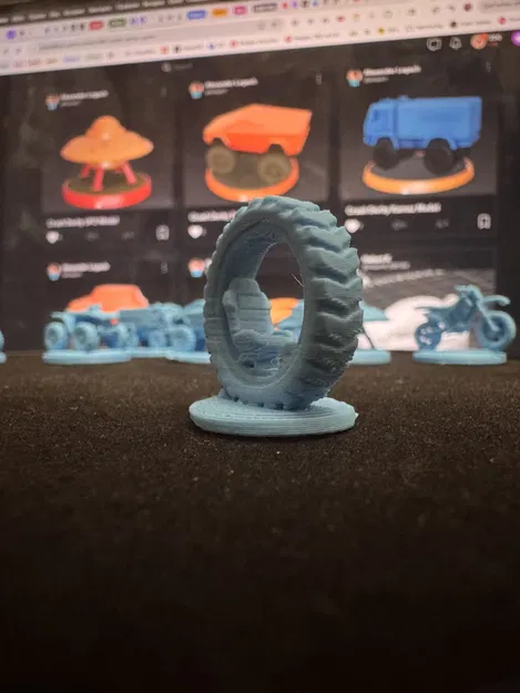 Mô hình Bánh xe Đơn Đua Xe Húc Nhau - Image 5