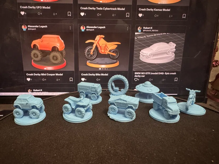 Mô hình Bánh xe Đơn Đua Xe Húc Nhau - Image 6